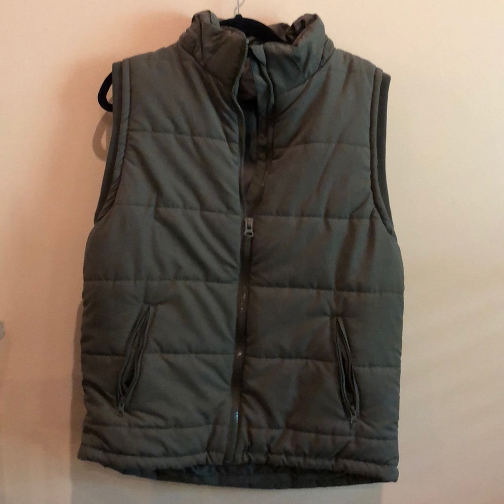 Men’s Puffer Vest Army Green